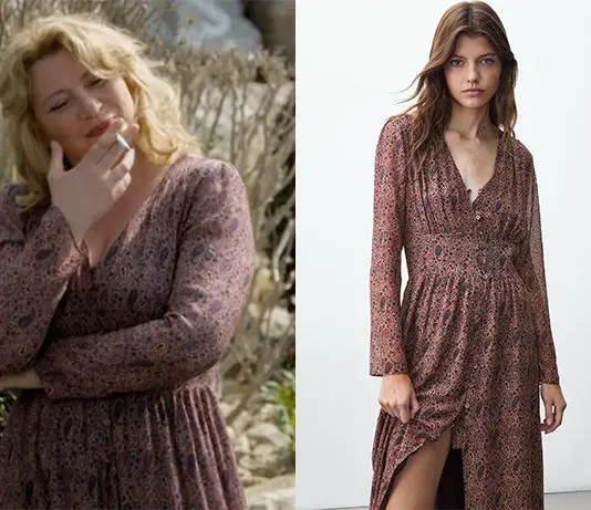 ADDICT : la robe imprimée cachemire d’Élodie dans le premier épisode