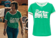 TROPIQUES CRIMINELS : le t-shirt « fever » de Gaëlle dans l’épisode 3.01