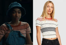 THE MIDNIGHT CLUB : Ilonka’s knit pointelle top in S1E02