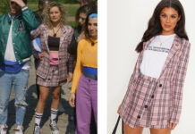 KILLER CAMP : Iris’s Pink Checked Boyfriend Blazer in S1E01