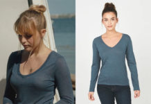 DEMAIN NOUS APPARTIENT : le t-shirt bleu indigo de Judith dans l’épisode 1290