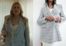 THE WATCHER : Karen’s textures blazer in S1E01