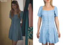 ICI TOUT COMMENCE : la robe en denim de Lætitia dans l’épisode 505