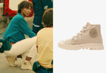 TROPIQUES CRIMINELS : les bottines couleur Sahara de Mélissa dans l’épisode 3×04