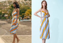 TROPIQUES CRIMINELS : la robe de Mélissa dans l’épisode 3.01