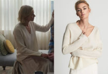 THE WATCHER : Nora’s ribbed white sweater in S1E05