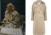 THE WATCHER : Nora’s beige trench coat in S1E01