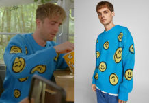 KILLER CAMP : Thomas’s smiley knitted pullover in S1E01