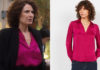 ICI TOUT COMMENCE : la blouse framboise de Clotilde dans l’épisode 538