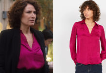 ICI TOUT COMMENCE : la blouse framboise de Clotilde dans l’épisode 538