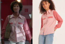 UN SI GRAND SOLEIL : la chemise rose d’Élisabeth dans l’épisode 1023