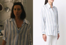 THE WHITE LOTUS : Harper’s striped shirt in S2E02