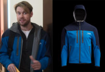 FALLING FOR CHRISTMAS : Jake Russel’s blue jacket