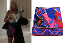 UN SI GRAND SOLEIL : la jupe de Johanna dans l’épisode 1013