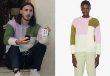 ICI TOUT COMMENCE : le pull color block vert et lilas de Jude dans l’épisode 539