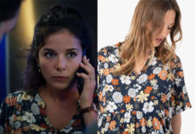 DEMAIN NOUS APPARTIENT : la blouse fleurie de Roxane dans l’épisode 1309