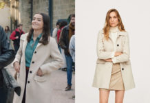 ICI TOUT COMMENCE : le manteau écru d’Anaïs dans l’épisode 558