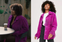 ICI TOUT COMMENCE : la veste violette à franges de Billie dans l’épisode 568