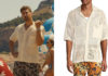 THE WHITE LOTUS : Cameron’s off white mesh shirt in S2E06
