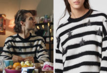 ICI TOUT COMMENCE : le pull rayé et étoilé d’Eliott dans l’épisode 558