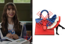 EMILY IN PARIS : Emily’s Moulin Rouge handbag in S3E01