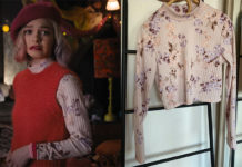 WEDNESDAY : Enid’s floral top in S1E03