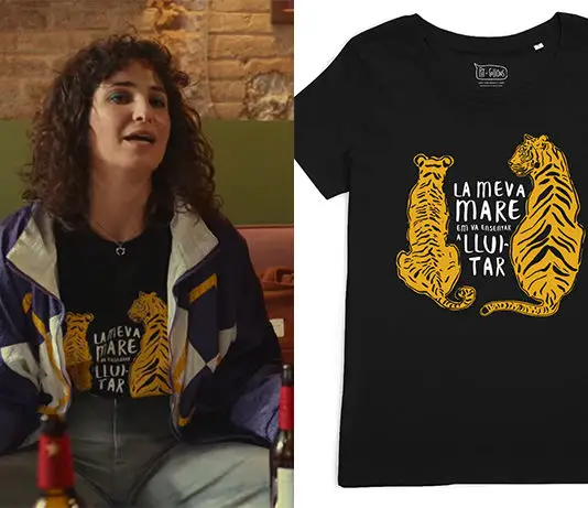 SMILEY : Flor’s two tigers print t-shirt in S1E04