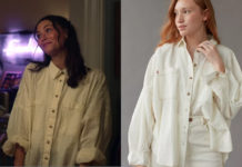 THE RECRUIT : Hannah’s ivory shirt in S1E01