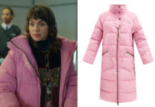 A STORM FOR CHRISTMAS : Ida’s Pink Oversized Puffer Coat