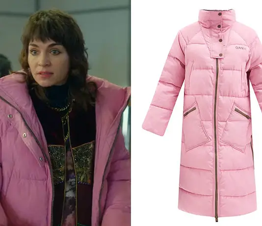 A STORM FOR CHRISTMAS : Ida’s Pink Oversized Puffer Coat