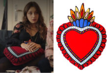 ICI TOUT COMMENCE : le coussin en forme de cœur de Jasmine