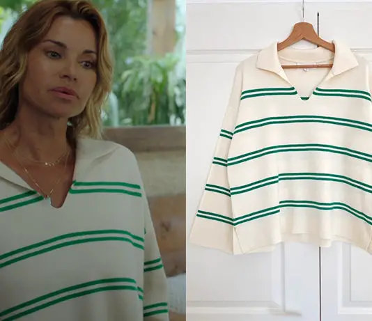 JOSÉPHINE, ANGE GARDIEN : le pull aux rayures vertes de Laure