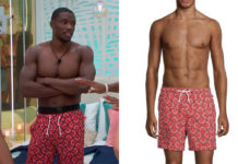 TOO HOT TO HANDLE : Nigel’ patterned swim trunks in S4E01