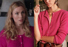 DEMAIN NOUS APPARTIENT : le petit gilet fuchsia d’Anna dans l’épisode 1334