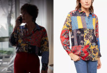 UN SI GRAND SOLEIL : la chemise patchwork d’Élisabeth dans l’épisode 1076