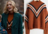 GINNY AND GEORGIA : Georgia’s orange Varsity Stripe Sweater