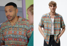 CÉSAR WAGNER : les chemises imprimées de Grégoire dans l’épisode 1×06