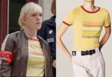CÉSAR WAGNER : le t-shirt « celebration » de Léa dans l’épisode 1×07