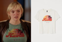 CÉSAR WAGNER : le t-shirt « Hawaii » de Léa dans l’épisode 1×07
