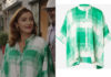 EMILY IN PARIS : Louise’s green plaid blouse in S3E04