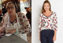 DEMAIN NOUS APPARTIENT : le t-shirt « visage » de Mona dans l’épisode 1333