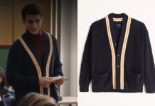 DEMAIN NOUS APPARTIENT : le cardigan bleu marine de Rayane dans l’épisode 1346