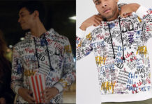 UN SI GRAND SOLEIL : le sweat à capuche imprimé graffiti de Robin dans l’épisode 1074