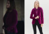 ICI TOUT COMMENCE : le blazer en velours prune de Rose dans l’épisode 584