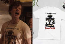 KALEIDOSCOPE : Stan’s L’aperitivo Campari » t-shirt in the Yellow episode