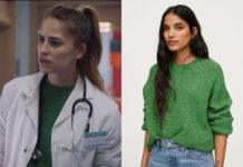 DEMAIN NOUS APPARTIENT : le pull vert oversize de Victoire dans l’épisode 1336