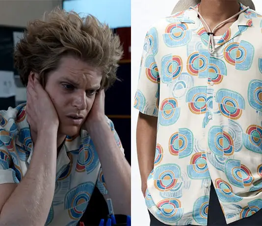 CAPITAINE MARLEAU : la chemise à figures géométriques de Vincent dans l’épisode « Follie’s » 4×08