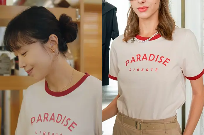 L’amour rattrapage t-shirt Paradise Liberté Haeng-Seon dans l’épisode 1×02