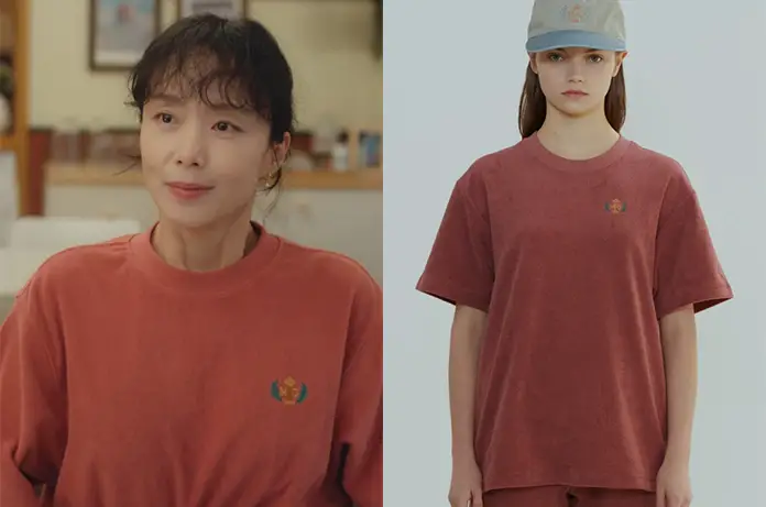 L’amour rattrapage t-shirt brun Haeng-Seon dans l’épisode 1×02