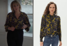 UN SI GRAND SOLEIL : la chemise kaki à motifs floraux d’Alix dans l’épisode 1079